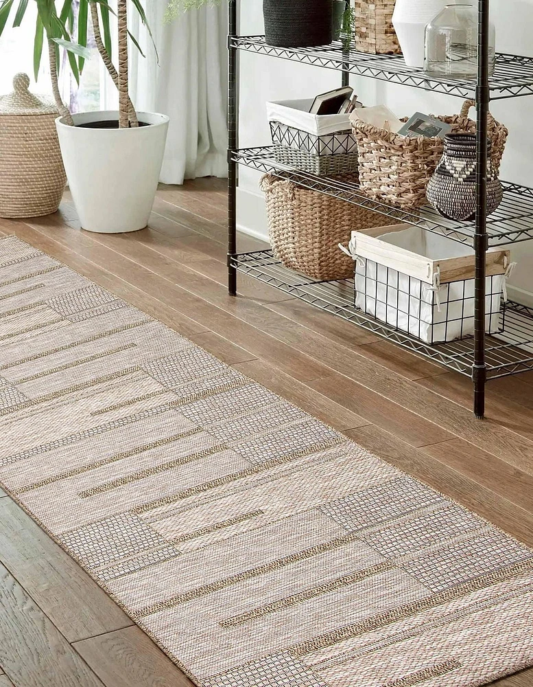 ECARPET Atlas 2'8" x 8'2" Style bord de mer Tapis pour salon, chambre, salle à manger, entrée, couloir et plus encore.