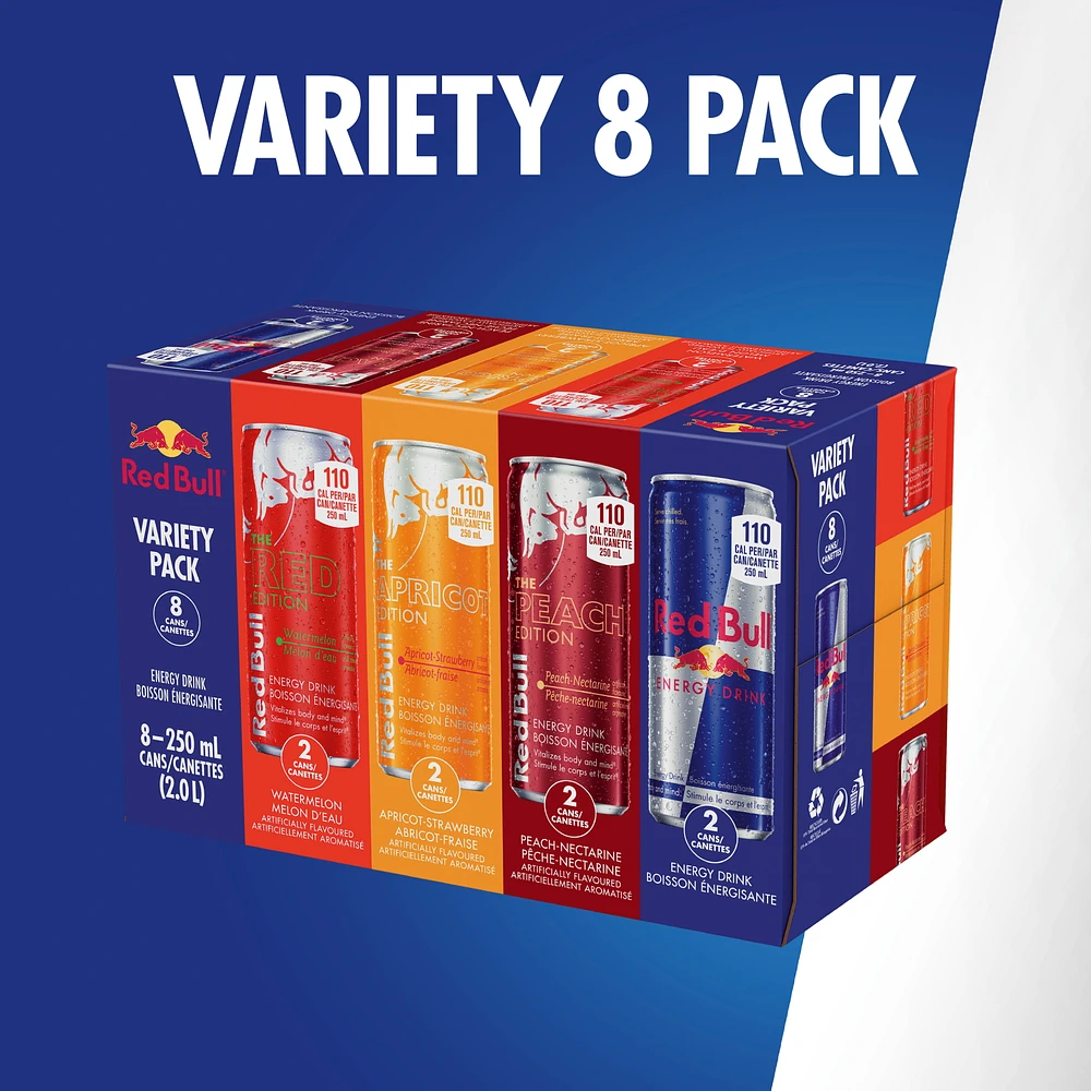 Red Bull Variety Pack, RB VP 8X250ML