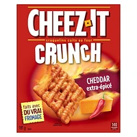 Cheez-It Baked Snack Crackers Crunch Scorchin' Hot Cheddar 191g