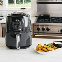 Ninja AF100C, 4-Quart Air Fryer, Black, 1550W, Non-stick basket