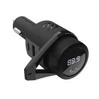 Chargeur rapide pour l’auto transmetteur Bluetooth et FM BTFM9-SP Scosche 12 watts à double ports Transmetteur BT FM USB-C