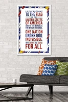 The United States Of America - Pledge Of Allegiance Wall Poster