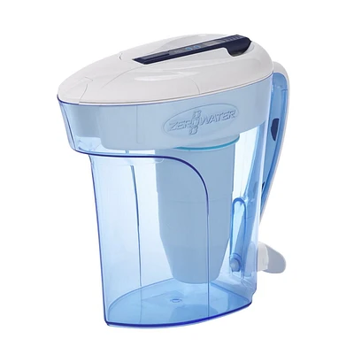 Système de filtration de versement en pichet ZeroWater à 12 tasses avec Indicateur électronique TDS gratuit