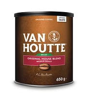 Van Houtte Original House Blend, Medium Roast, Decaf, Ground Coffee, 650 g