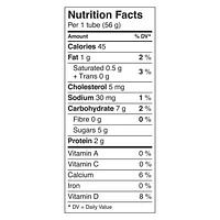 Yoplait 1% Yogurt Tubes, Peach and Blueberry, Kids Yogurt Snacks, 56 g, 8 ct