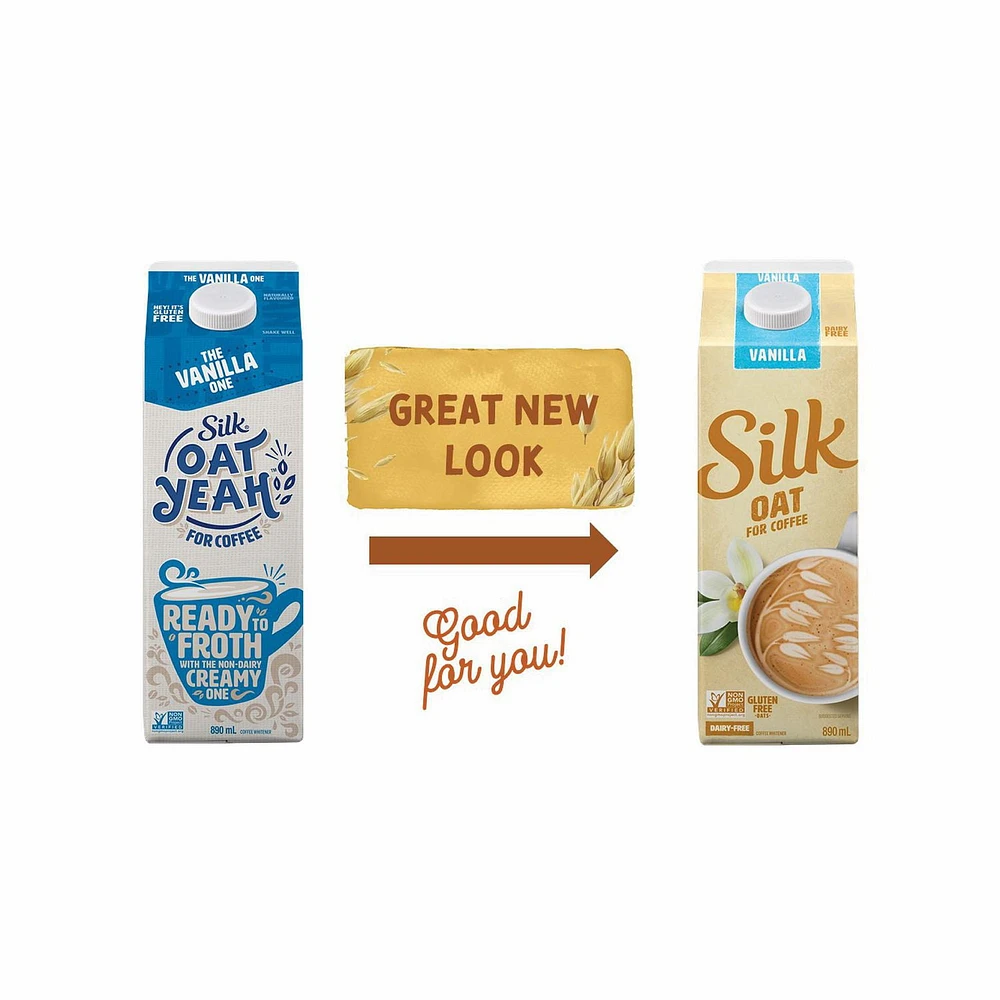 Silk Oat Coffee Creamer, Vanilla, Dairy-Free, 890 mL