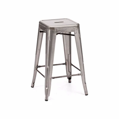 Tabouret de comptoir Tolix de Nicer Furniture en bronze à canon