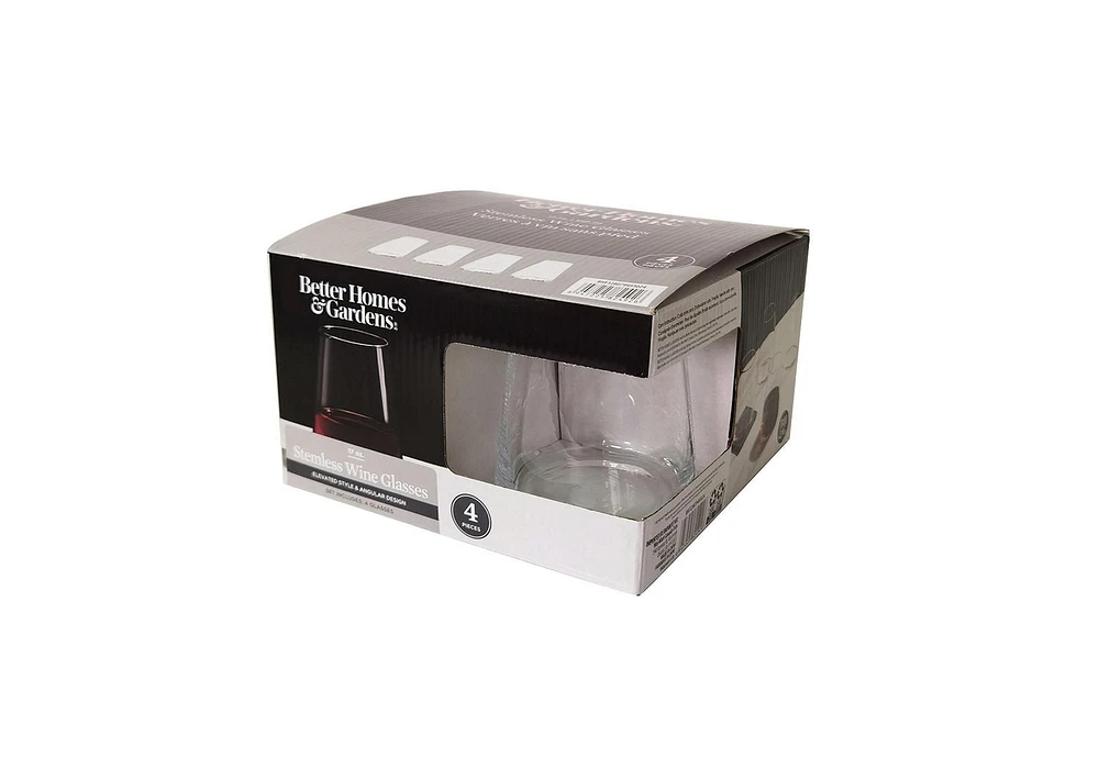 Ensemble de verres à vin sans pied 4 PCS verres à vin sans pied
