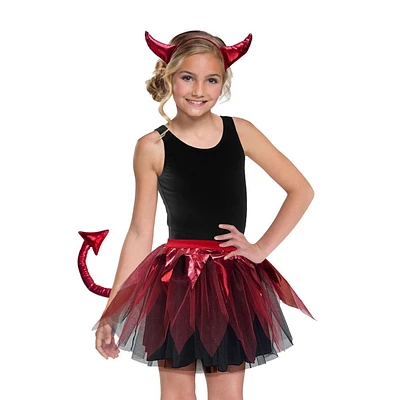 Ensemble de diable avec tutu pour filles