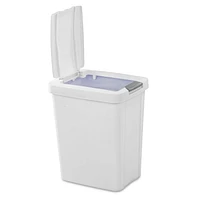 Sterilite Corbeille à déchets 28L TouchTop - Blanc 28L