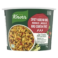 Knorr Pasta Cup Spicy Korean BBQ Noodle Made with 100% Real Vegetables & No Artificial Flavors or Preservatives, 73g, $3.47/73GR