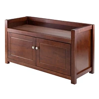Charleston Storage Bench in Walnut Finish 94040