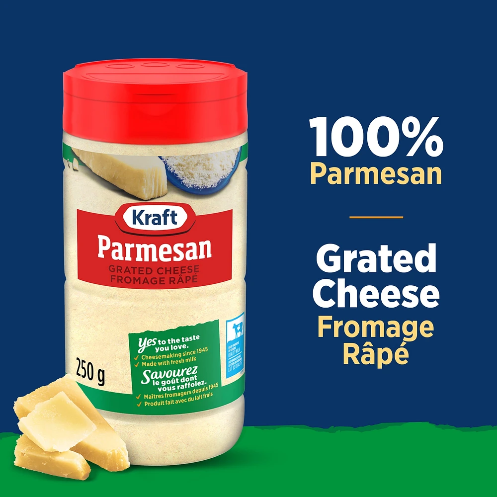 Kraft Grated Parmesan Cheese, 250g