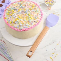 Spatule-Cuillère Way to Celebrate en Silicone de 11.6”, Mauve
