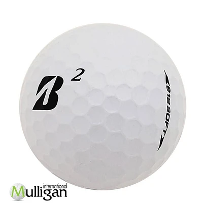 Mulligan - 96 balles de golf récupérées Bridgestone e12 Soft (B) 4A , Blanc