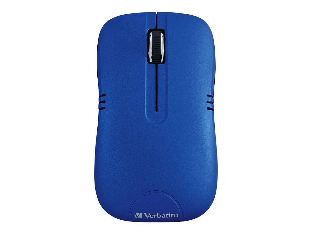 Verbatim Wireless Notebook Optical Mouse, Commuter Series - Matte Blue