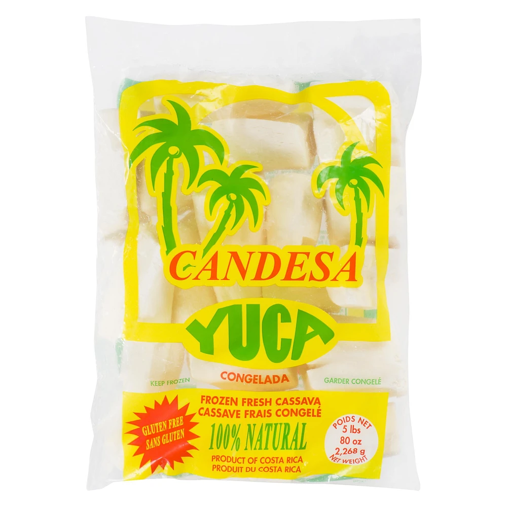 Brar's Candesa Yuca Frozen Fresh Cassava, 5 lb