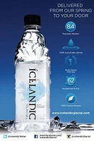 ICELANDIC GLACIAL Natural Spring Water from Iceland 500ml/6pk