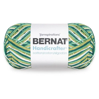Bernat® Handicrafter® Ombre Yarn, Cotton #4 Medium, 12oz/340g, 573 Yards, Cotton #4 Medium Yarn