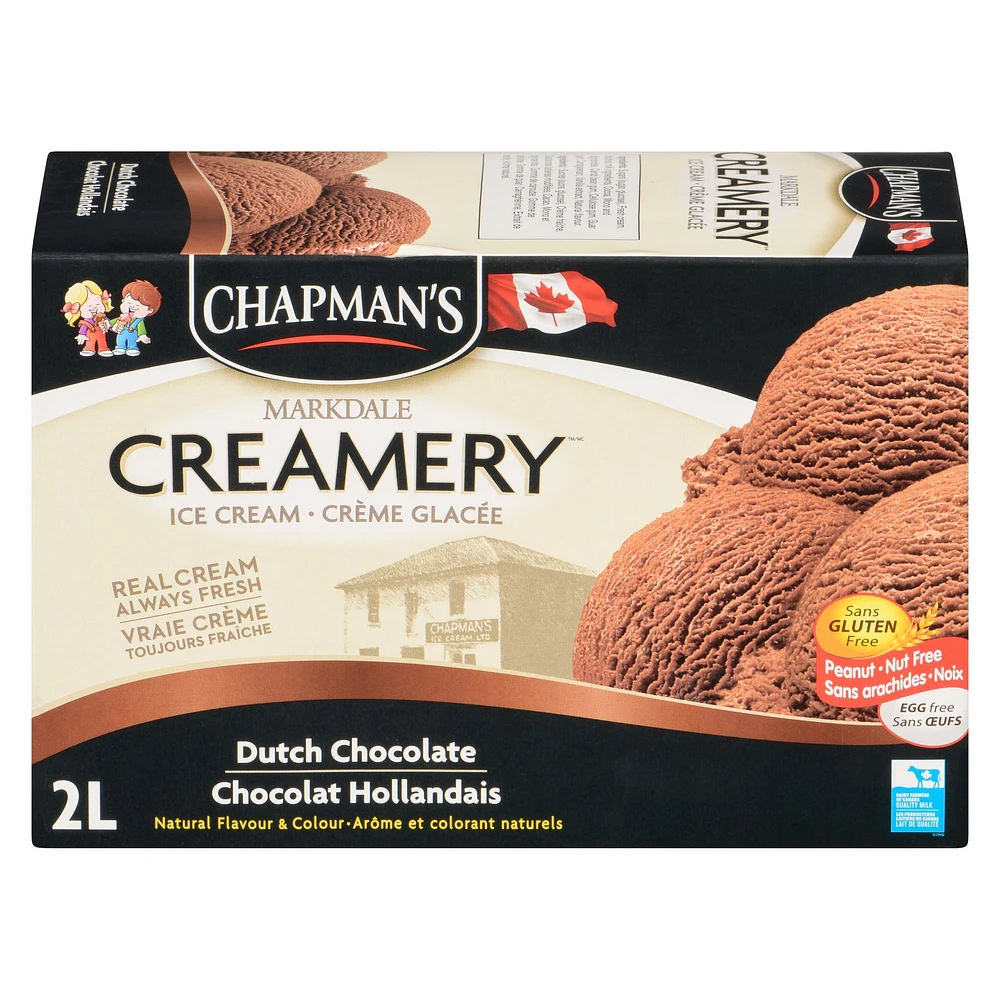 Chapman's Markdale Creamery Dutch Chocolate Ice Cream, 2L