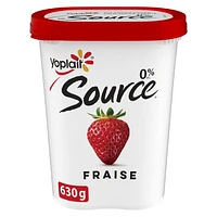 Yogourt Fraises 0% M.G. Source de Yoplait 630g