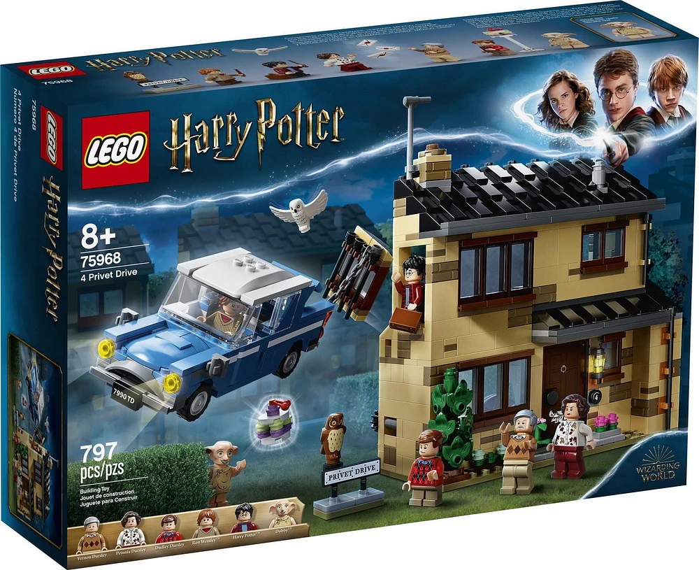 LEGO Harry Potter 4 Privet Drive 75968 Ensemble de construction Comprend 797 pièces, 8+ ans