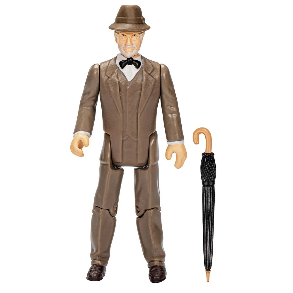 Indiana Jones et la dernière croisade Retro Collection, figurine Dr Henry Jones de 9,5 cm, jouets pour enfants à partir de 4 ans