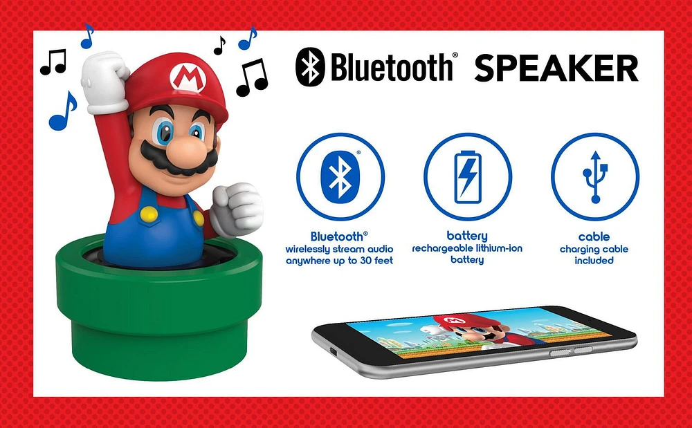 Mario Bluetooth Character Speaker