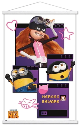 Illumination Despicable Me 4 - Heroes Beware Wall Poster, 22.375" x 34"