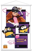 Illumination Despicable Me 4 - Heroes Beware Wall Poster, 22.375" x 34"