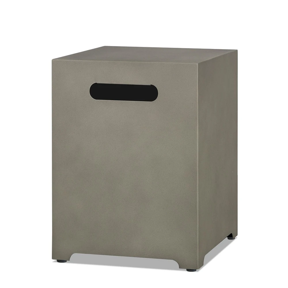 Cache réservoir de propane en Gris