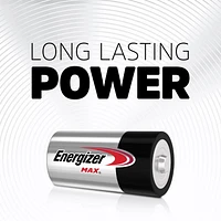 Paquet de huit piles C Energizer MAX Paquet de 8 piles