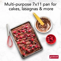 Goodcook Nonstick Biscuit/Brownie Pan, 7X11 inch