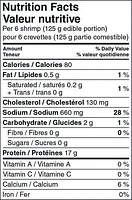 Crevettes colossales en papillon Notre Excellence à l’ail et aux fines herbes 340g