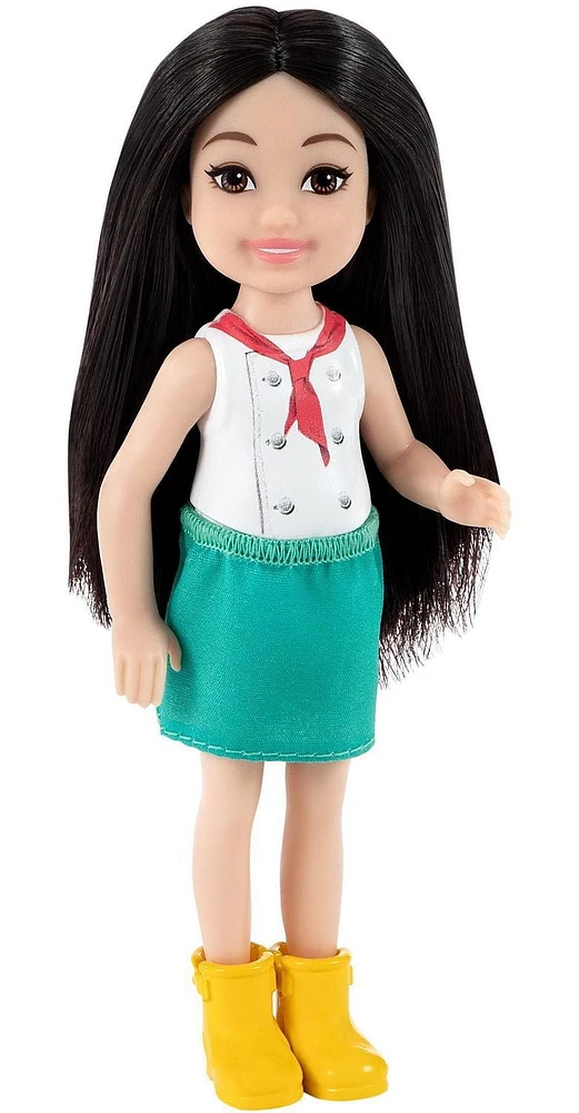 Coffret de jeu ​Barbie Chelsea Peut être Chef de pizza avec poupée Chelsea brunette