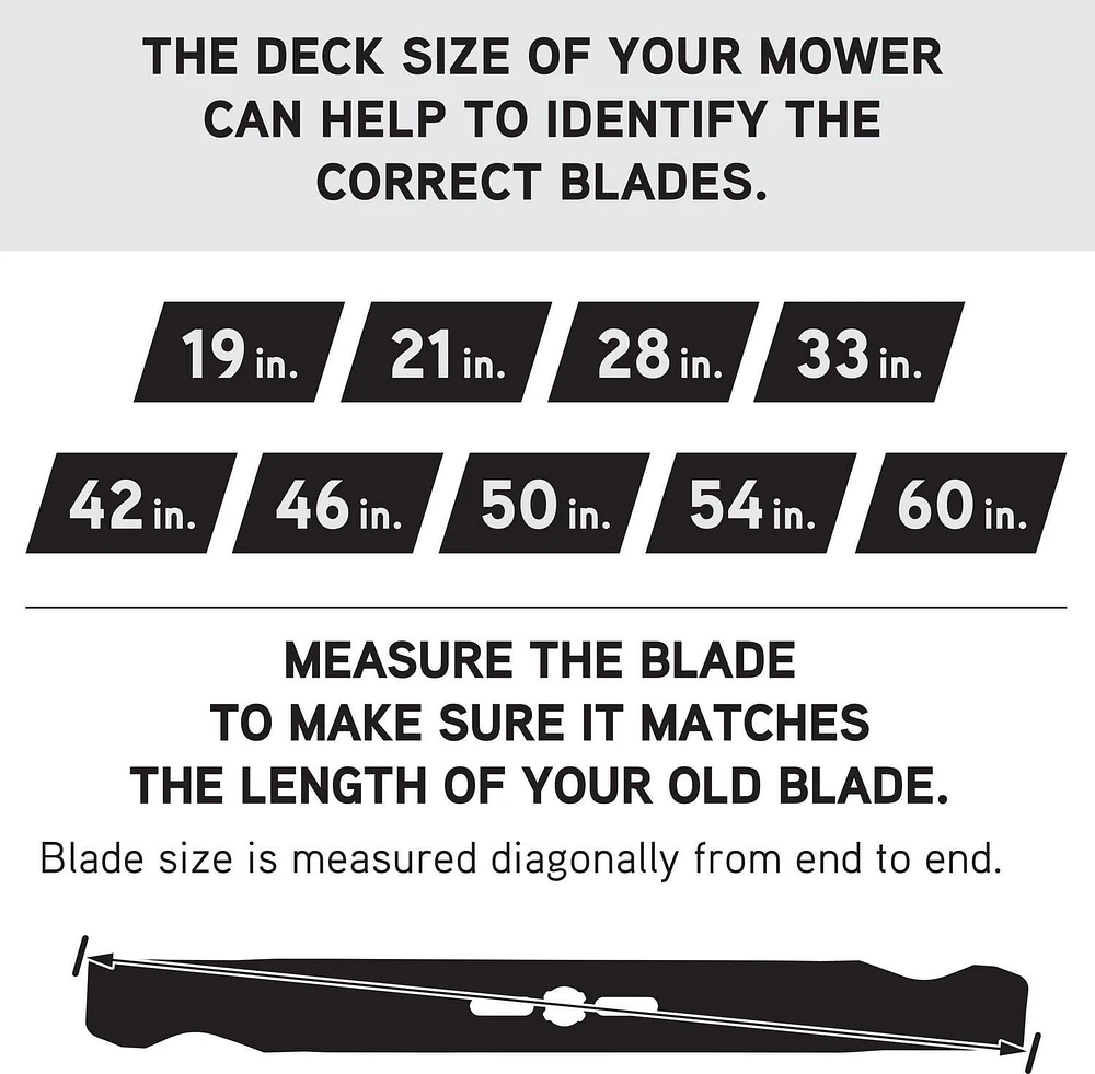 MTD 46-inch Lawn Tractor Blade Set