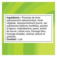 Lay’s croustilles assaisonnées ondulées Crème et oignon 200 g.