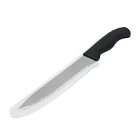 Couteau utilitaire Mainstays de 5 po en acier inoxydable avec manche en plastique noir