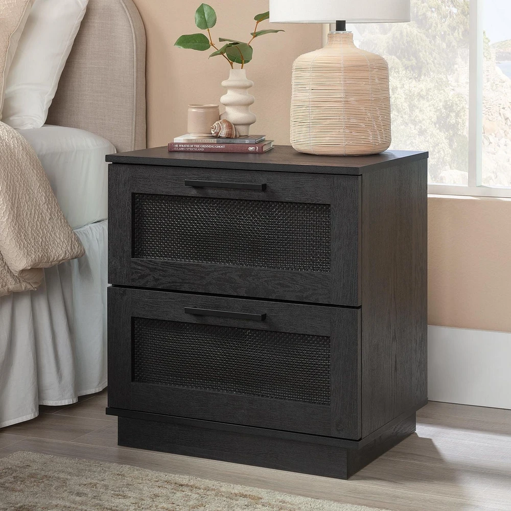 Sauder La Collection Tiffin Line Chevet, Finition Raven Oak, 433511