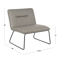 Chaise d'appoint industriel Casper de LumiSource