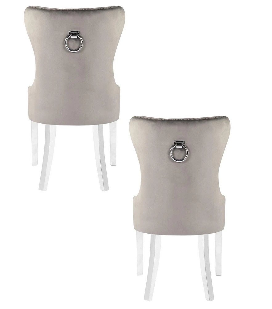 Plata Import Boyel Chaise en Gris - Set 2
