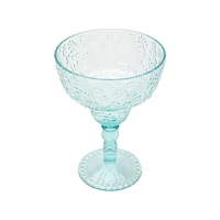 The Pioneer Woman, Verre à cocktail Margarita Tritan Ditsy bleu sarcelle 17,7 oz, 1 pièce