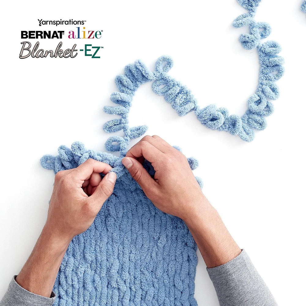 Bernat® Alize® Blanket-EZ™ Yarn, Polyester #7 Jumbo, 6.4oz/180g, 18 Yards