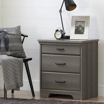 Meubles South Shore, collection Versa, Table de nuit avec station de chargement