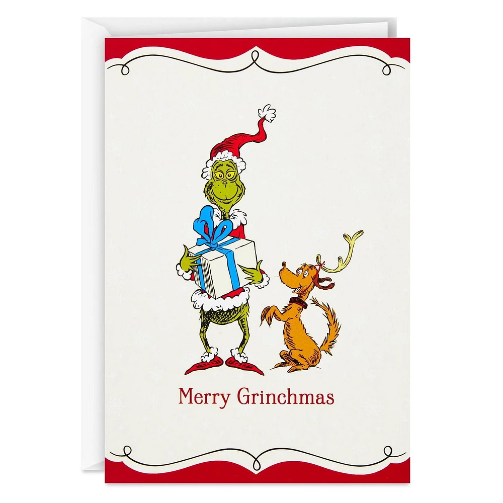 Boîte de 18 cartes de Noël Connections de Hallmark (Dr. Seuss « Comment le Grinch a volé Noël »)