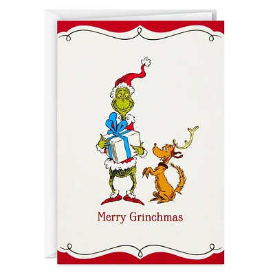 Boîte de 18 cartes de Noël Connections de Hallmark (Dr. Seuss « Comment le Grinch a volé Noël »)