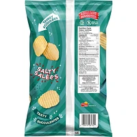 Lay's Ondulées Sel et vinaigre Croustilles assaisonnées, 220 g. 220 g.