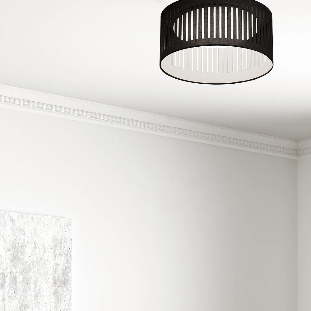 Slit Drum SDLED-15FH-BK Flush Mount