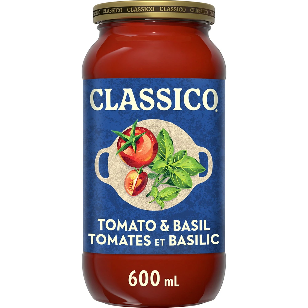 Classico Tomato & Basil 600ML, Classico Tomato & Basil 600ML