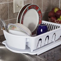Sterilite 2 Piece White Sink Set, 1 set
